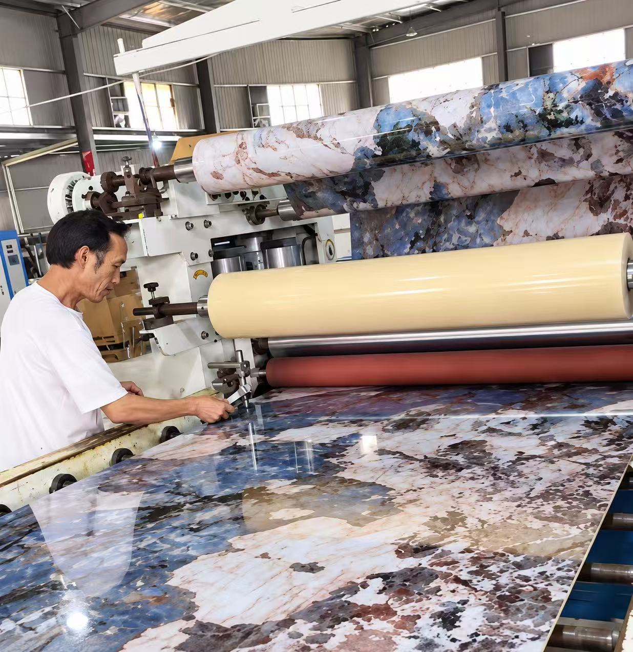Quality inspection at Xuran Wall Panel factory